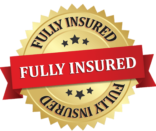 Insured. Licensed & insured. Insured for something. Apen insure.